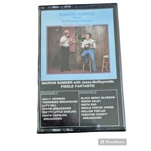 Vintage Cassette Tape Rare Bluegrass Marion Sumner w/Jesse McReynolds Fiddle Fan